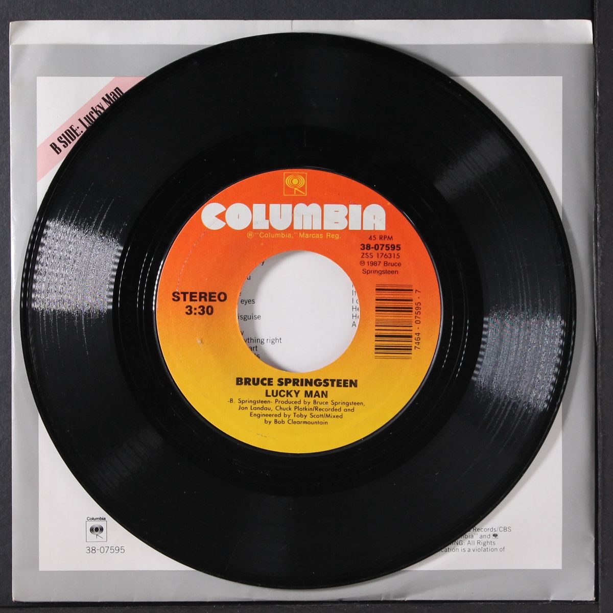 brilliant disguise / lucky man by BRUCE SPRINGSTEEN