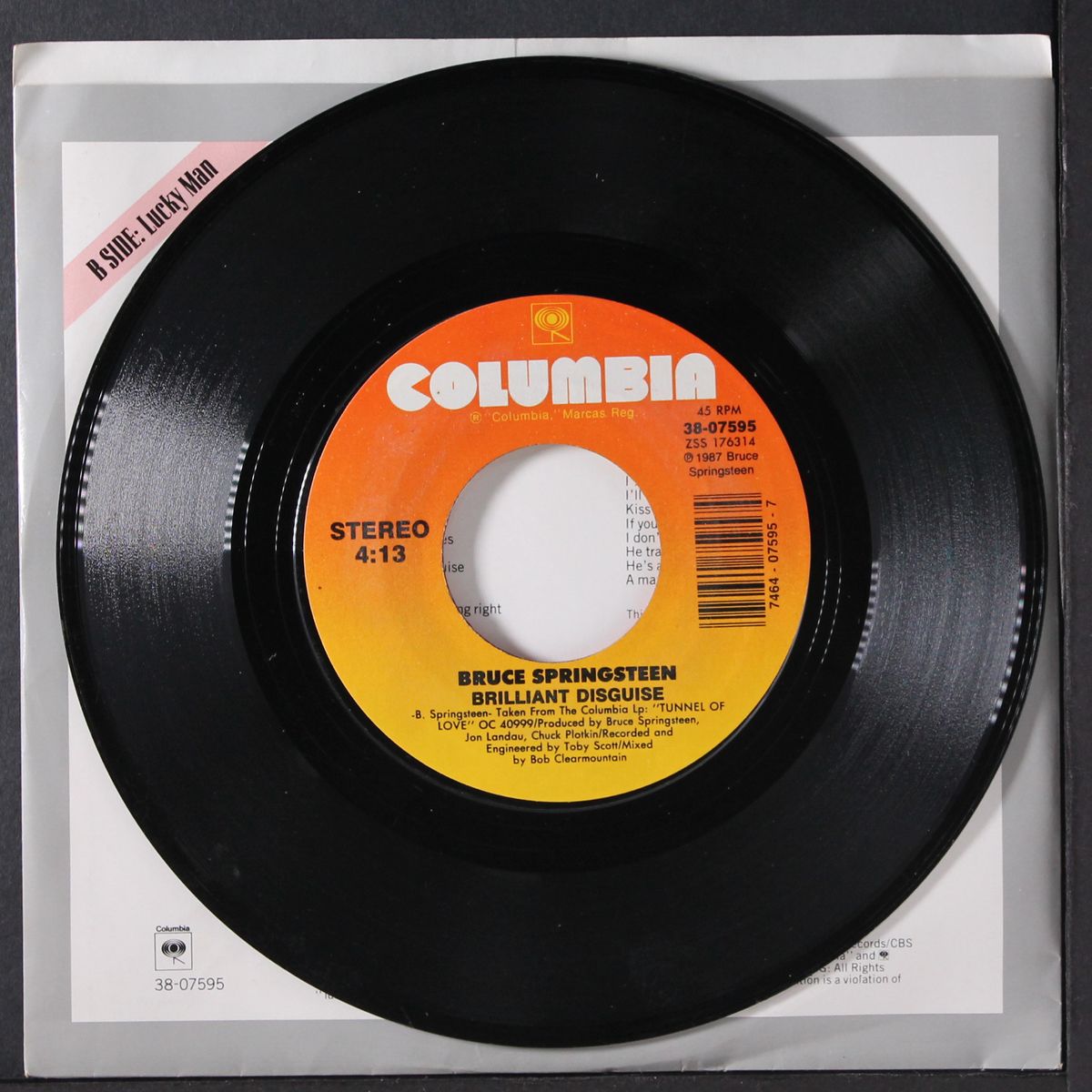 brilliant disguise / lucky man by BRUCE SPRINGSTEEN