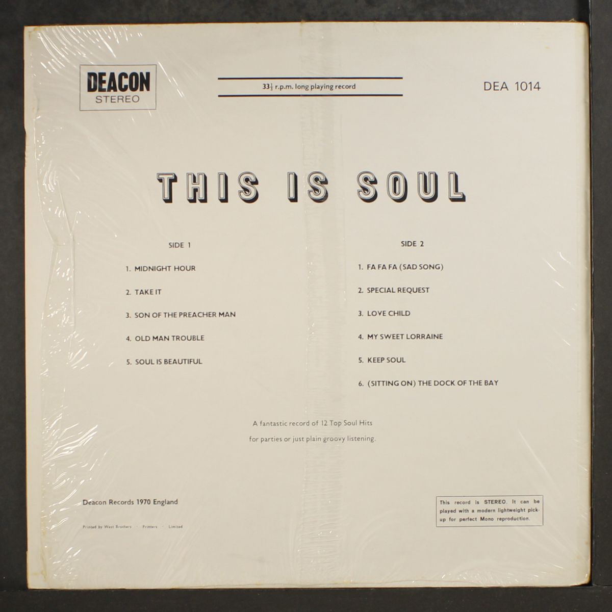 this is soul by VARIOUS