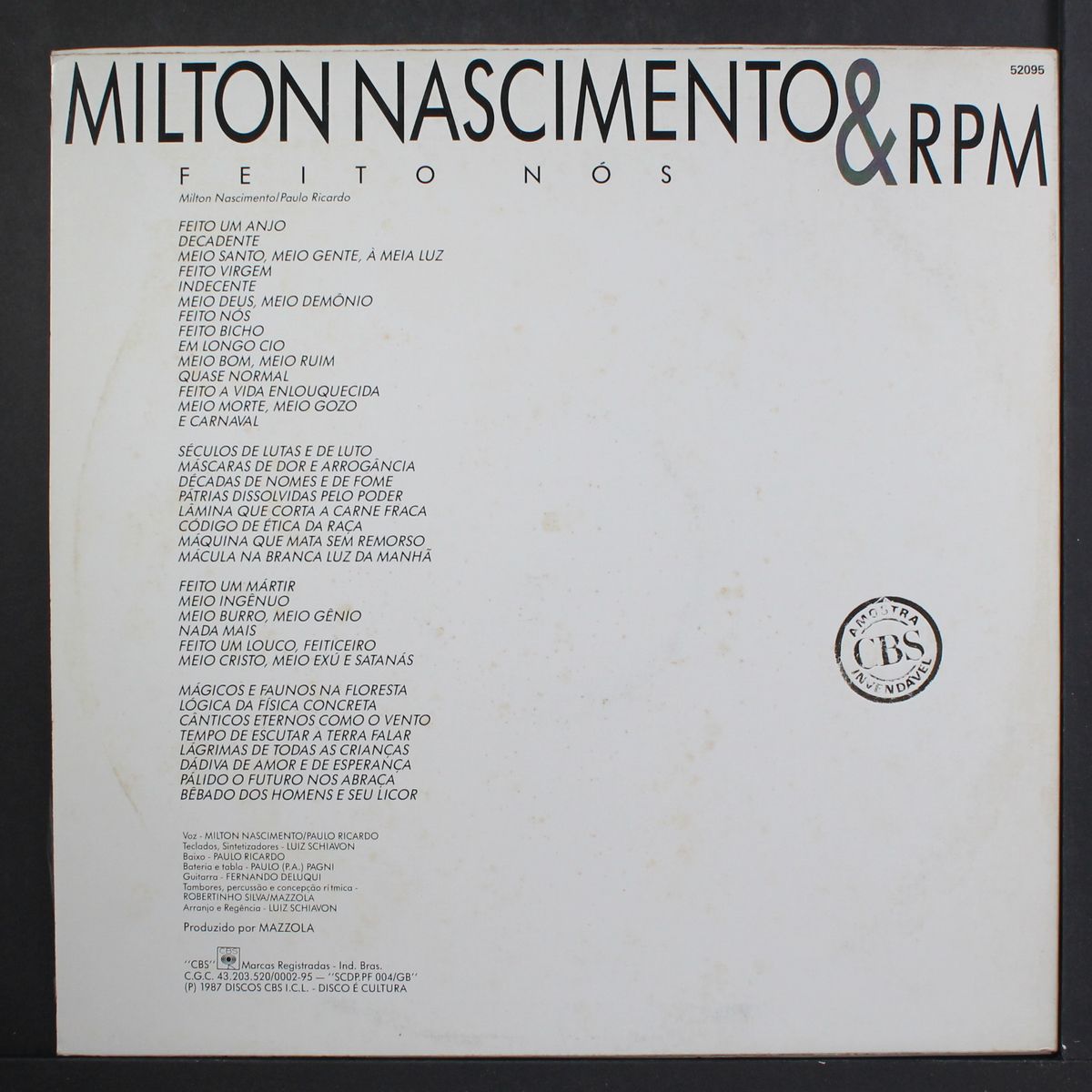 feito nos by MILTON NASCIMENTO