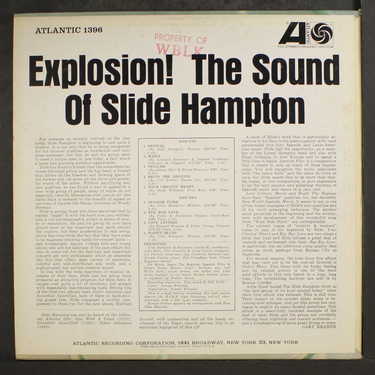 explosion! by SLIDE HAMPTON
