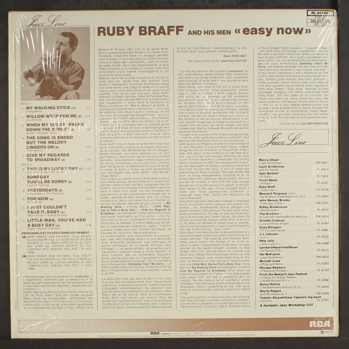 easy now by RUBY BRAFF