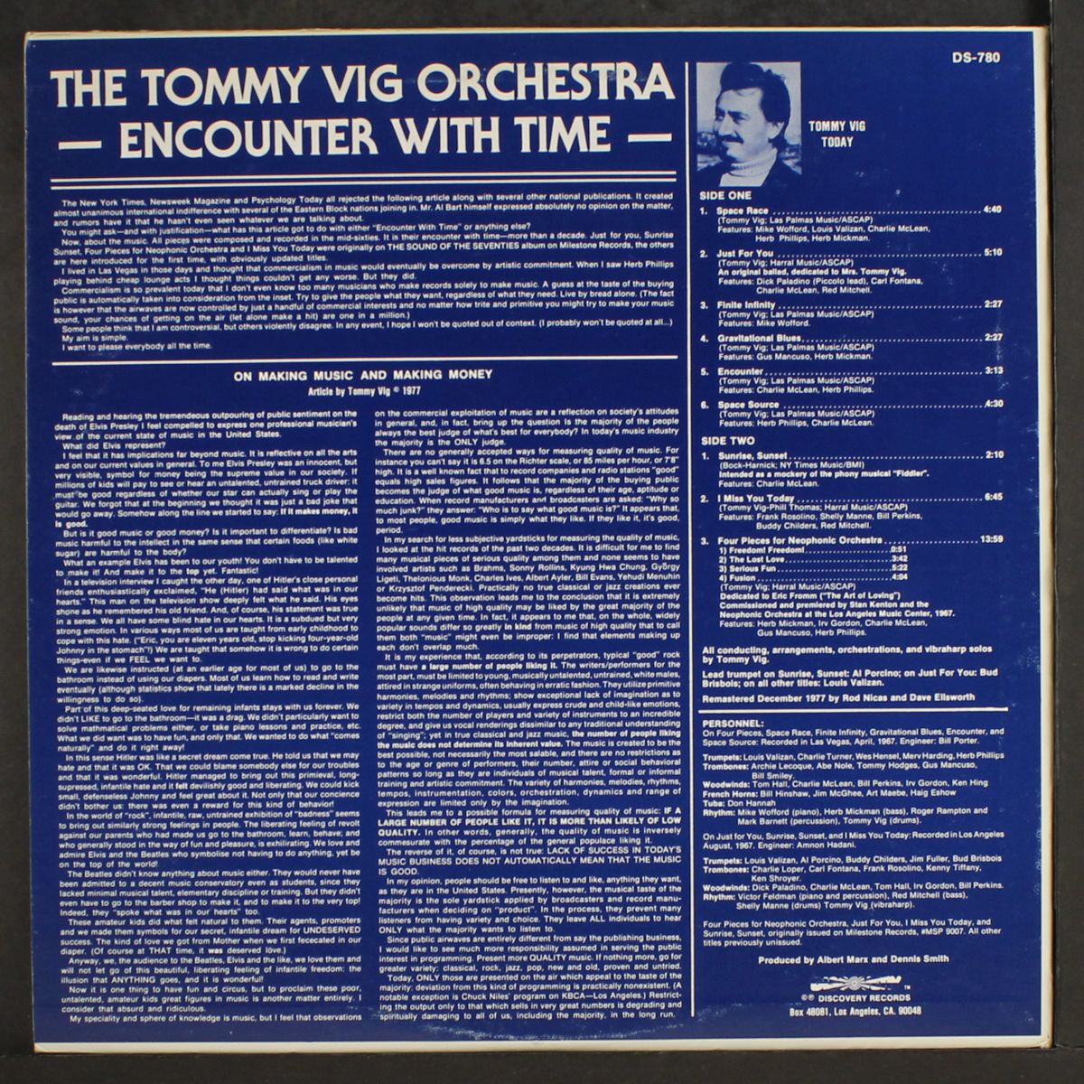 encounter with time by TOMMY VIG