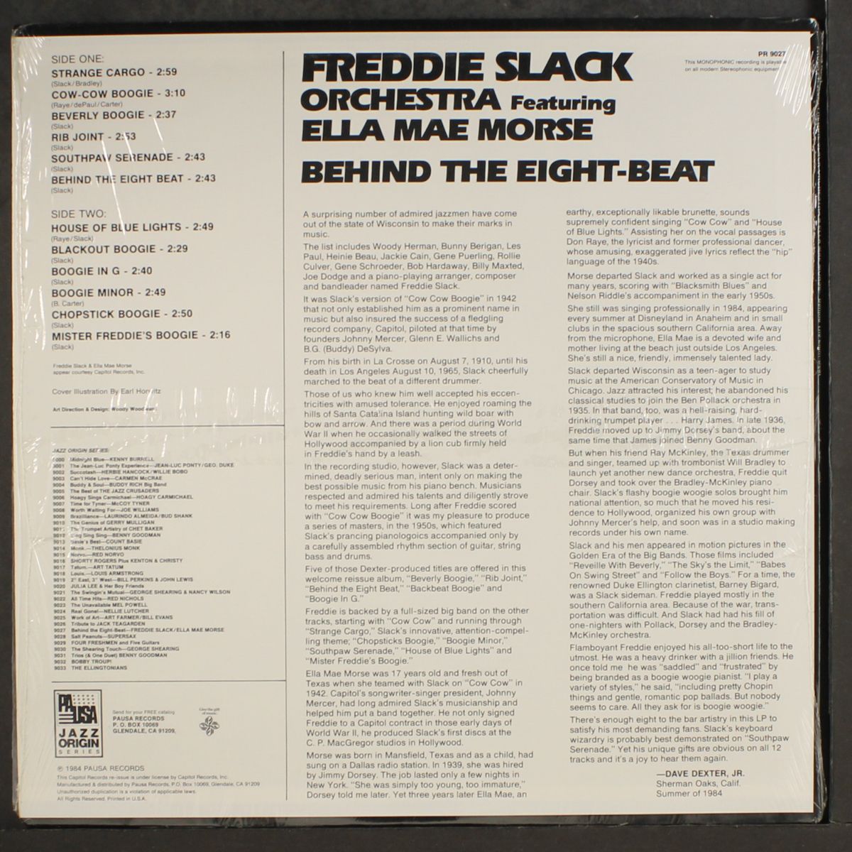 behind the eight beat by FREDDIE SLACK