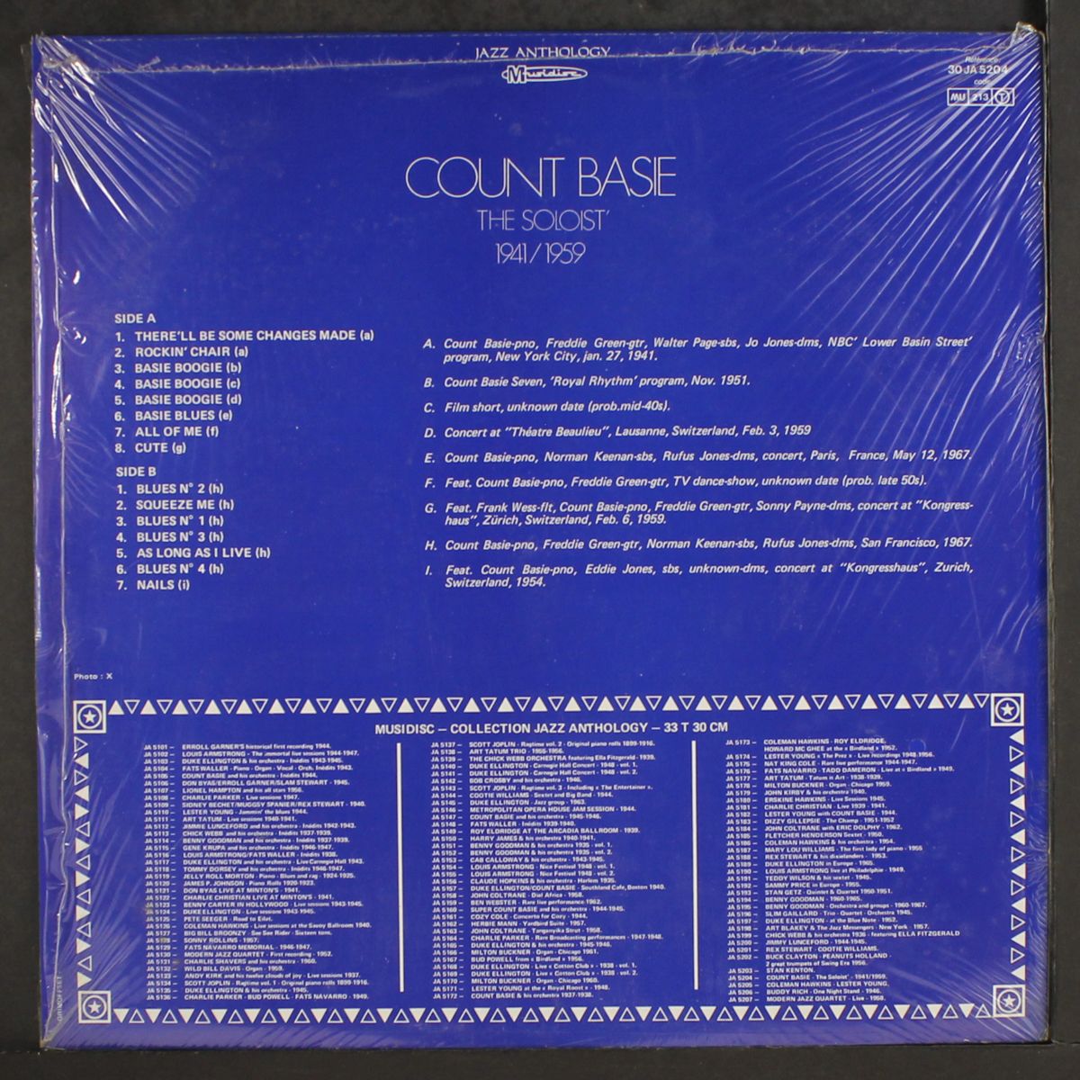 the soloist 1941/1959 by COUNT BASIE