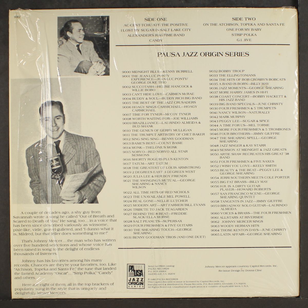 sings by JOHNNY MERCER