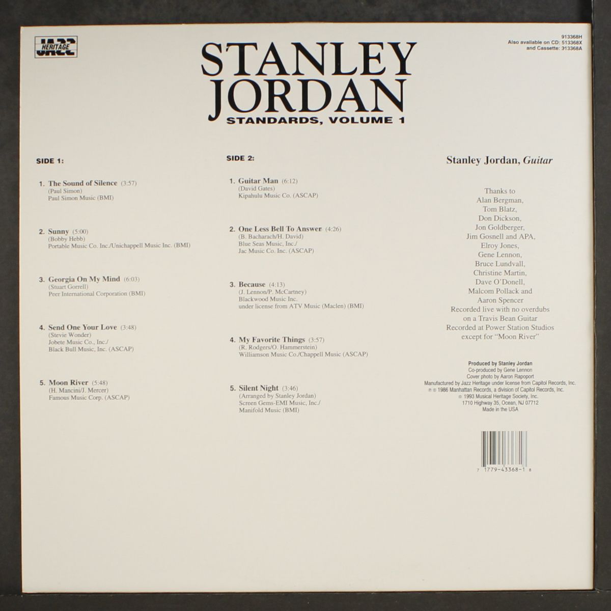 standards, vol. 1 by STANLEY JORDAN
