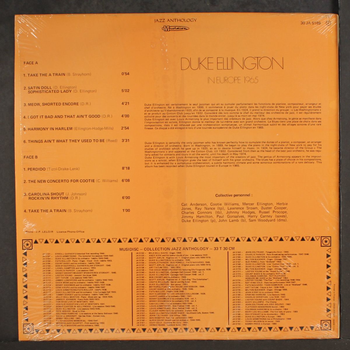 in europe 1965 by DUKE ELLINGTON