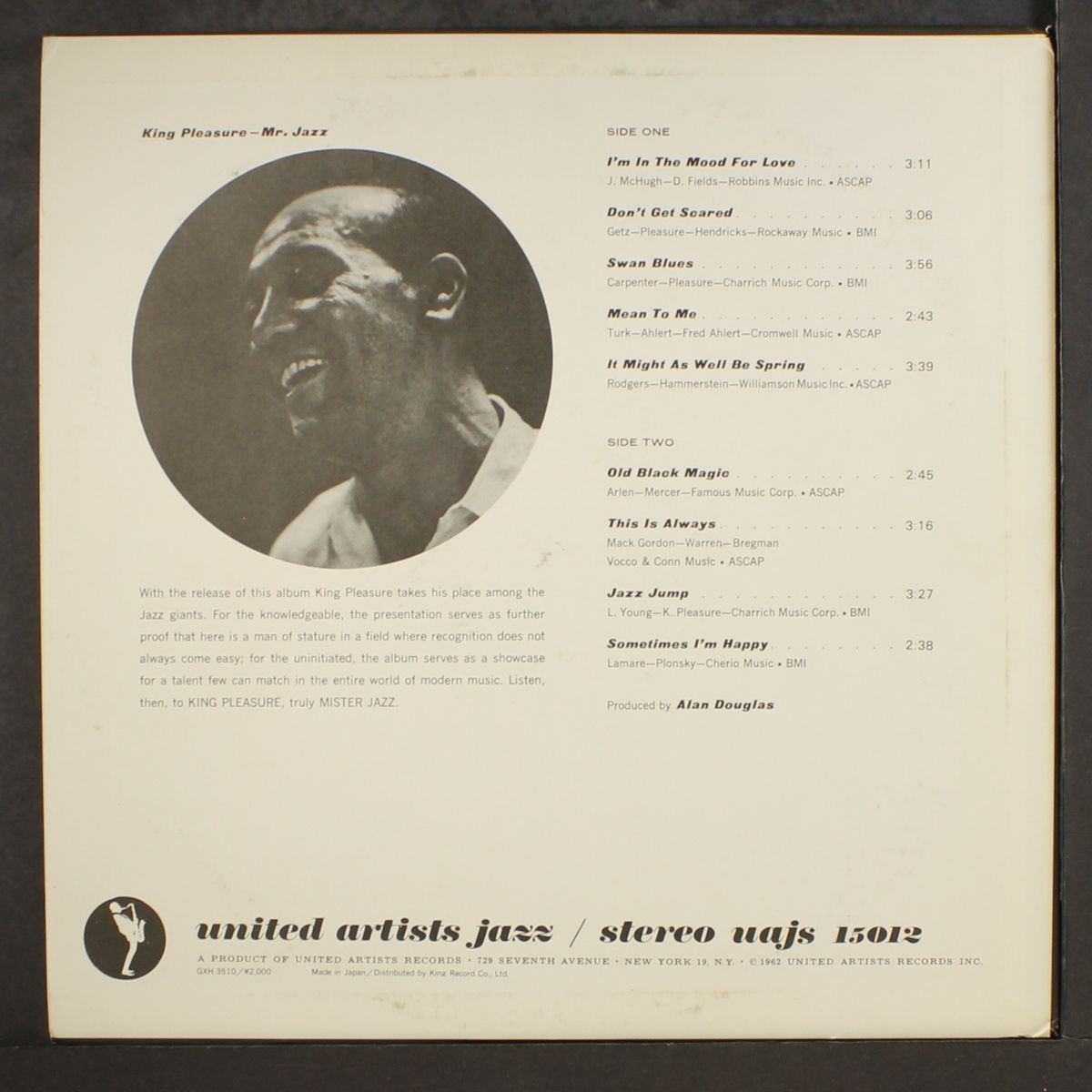 mr. jazz by KING PLEASURE