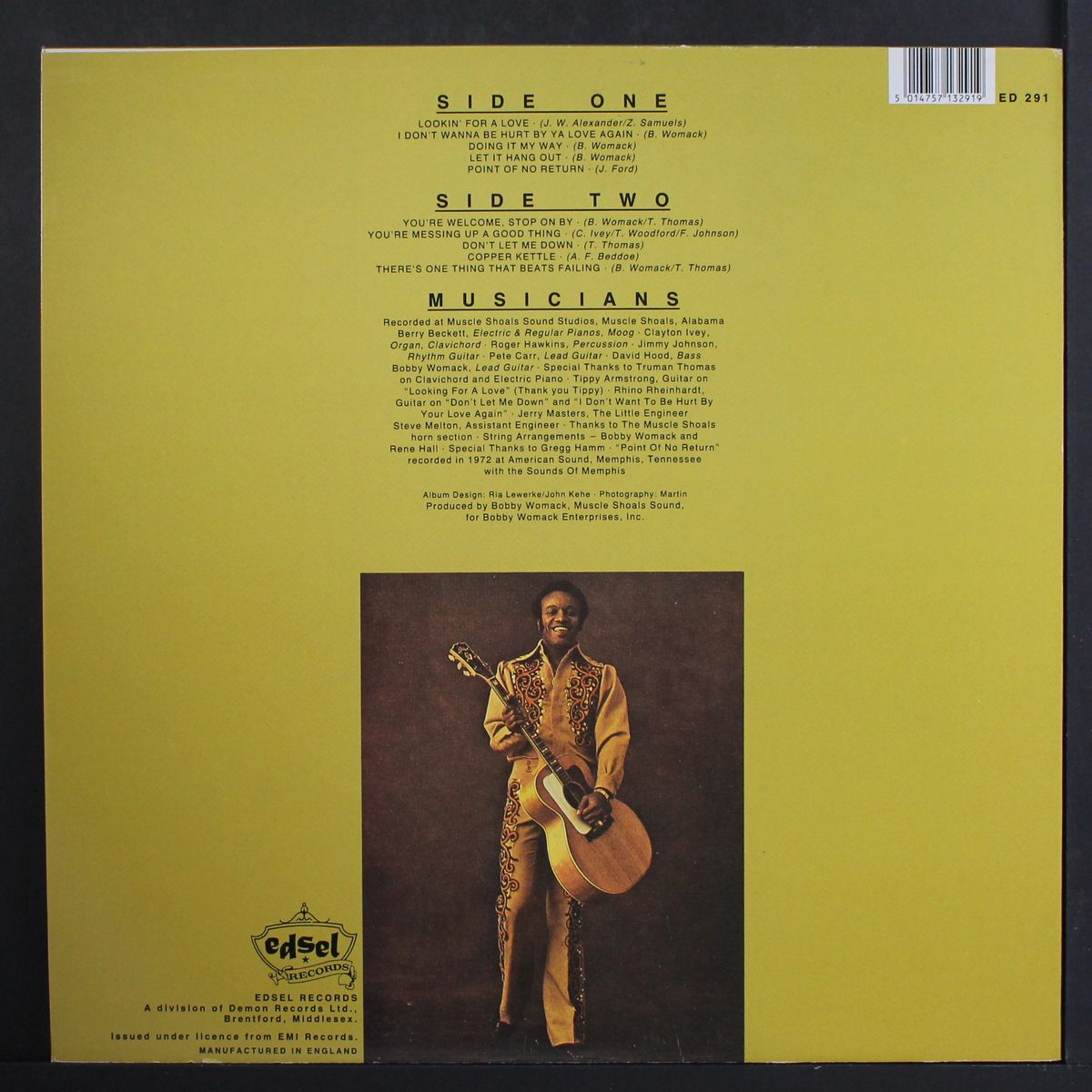 lookin' for a love again by BOBBY WOMACK