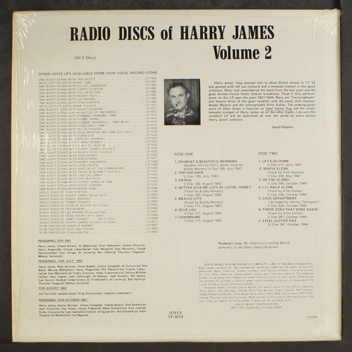 radio discs of vol. 2 by HARRY JAMES