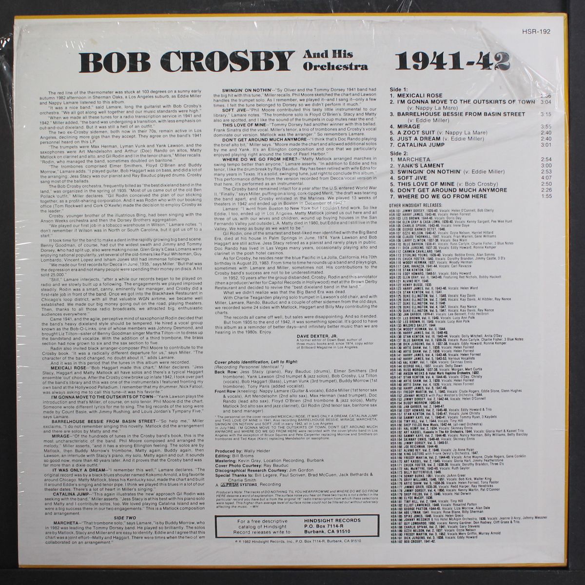 uncollected 1941-42 by BOB CROSBY