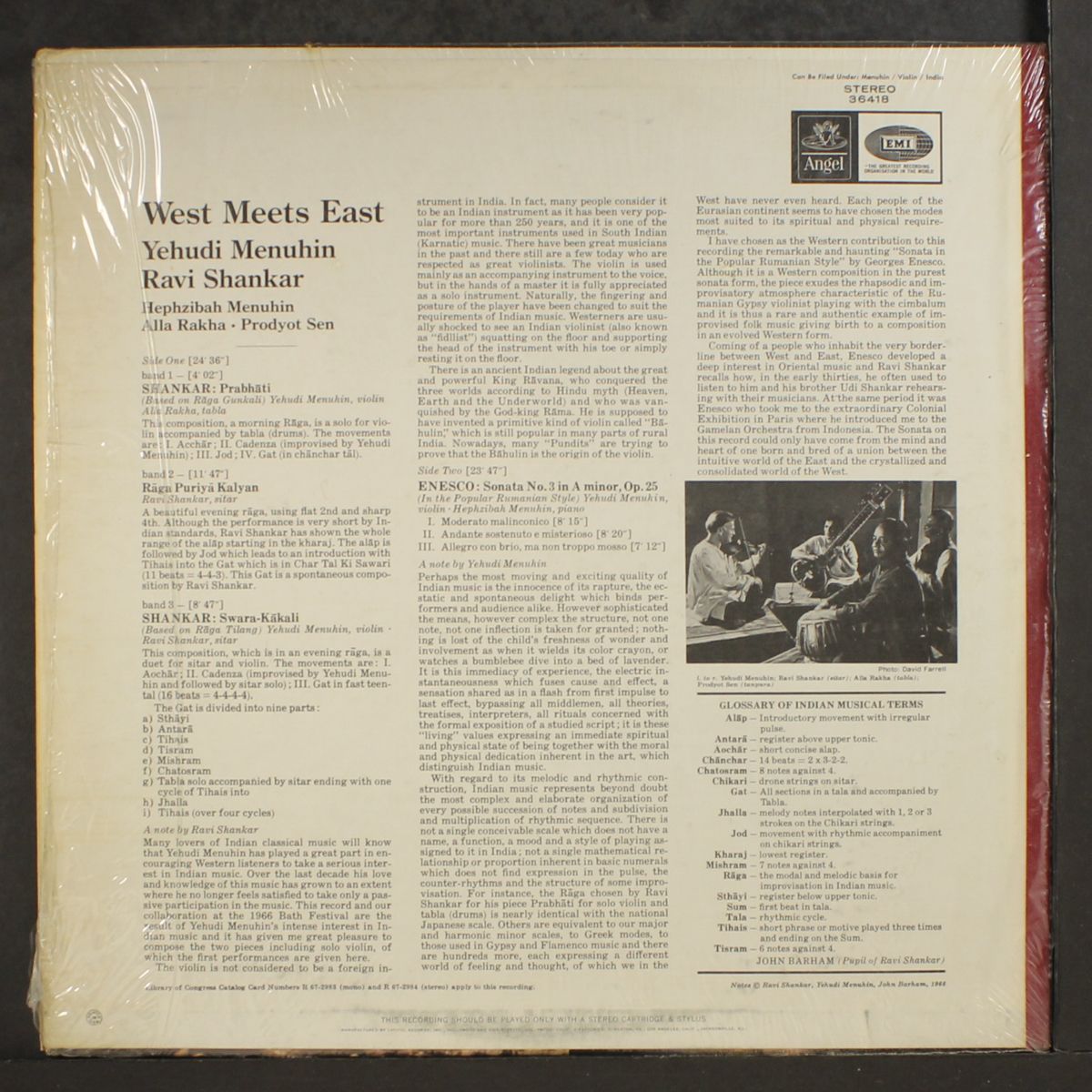 west meets east by YEHUDI MENUHIN / RAVI SHANKAR