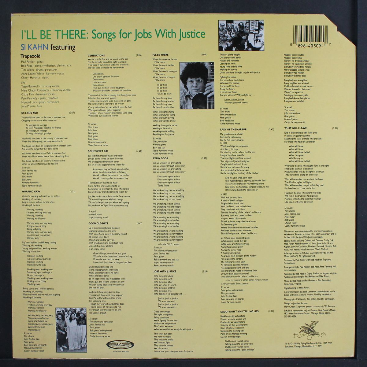 i'll be there by SI KAHN