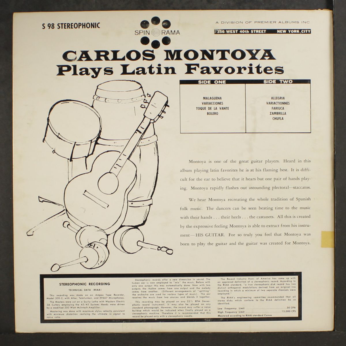 plays latin favorites by CARLOS MONTOYA