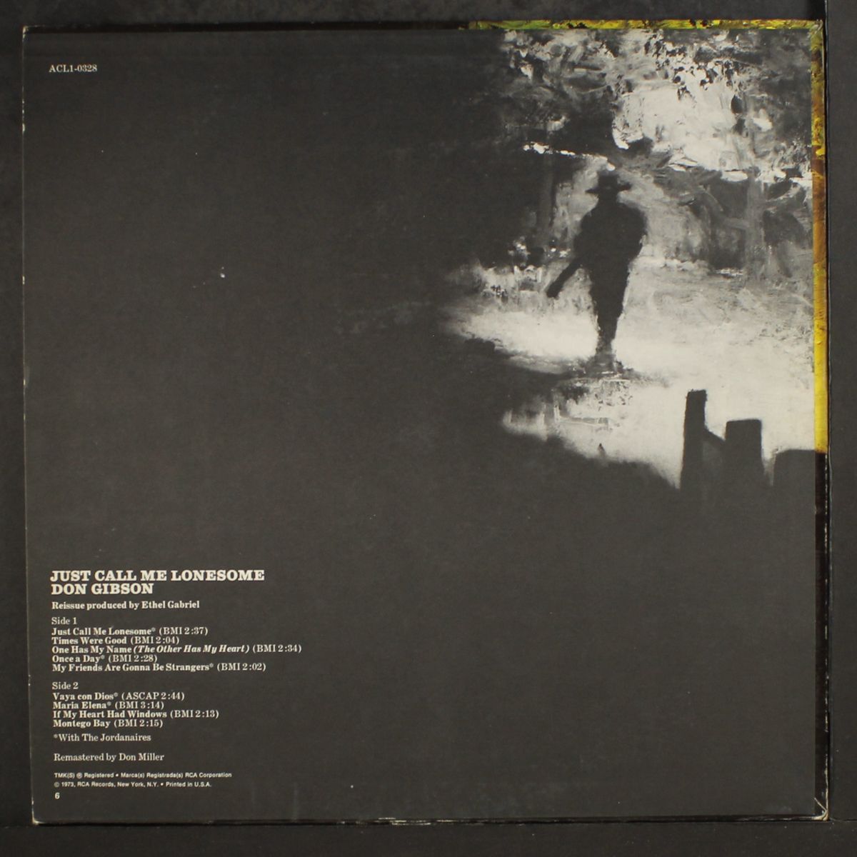 just call me lonesome by DON GIBSON