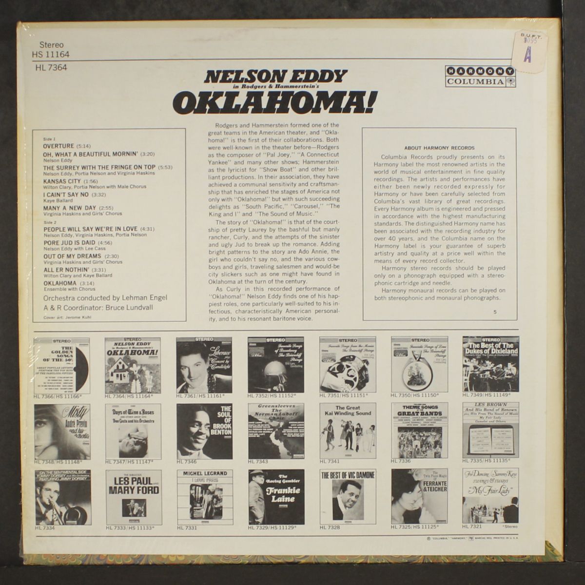 oklahoma! by NELSON EDDY