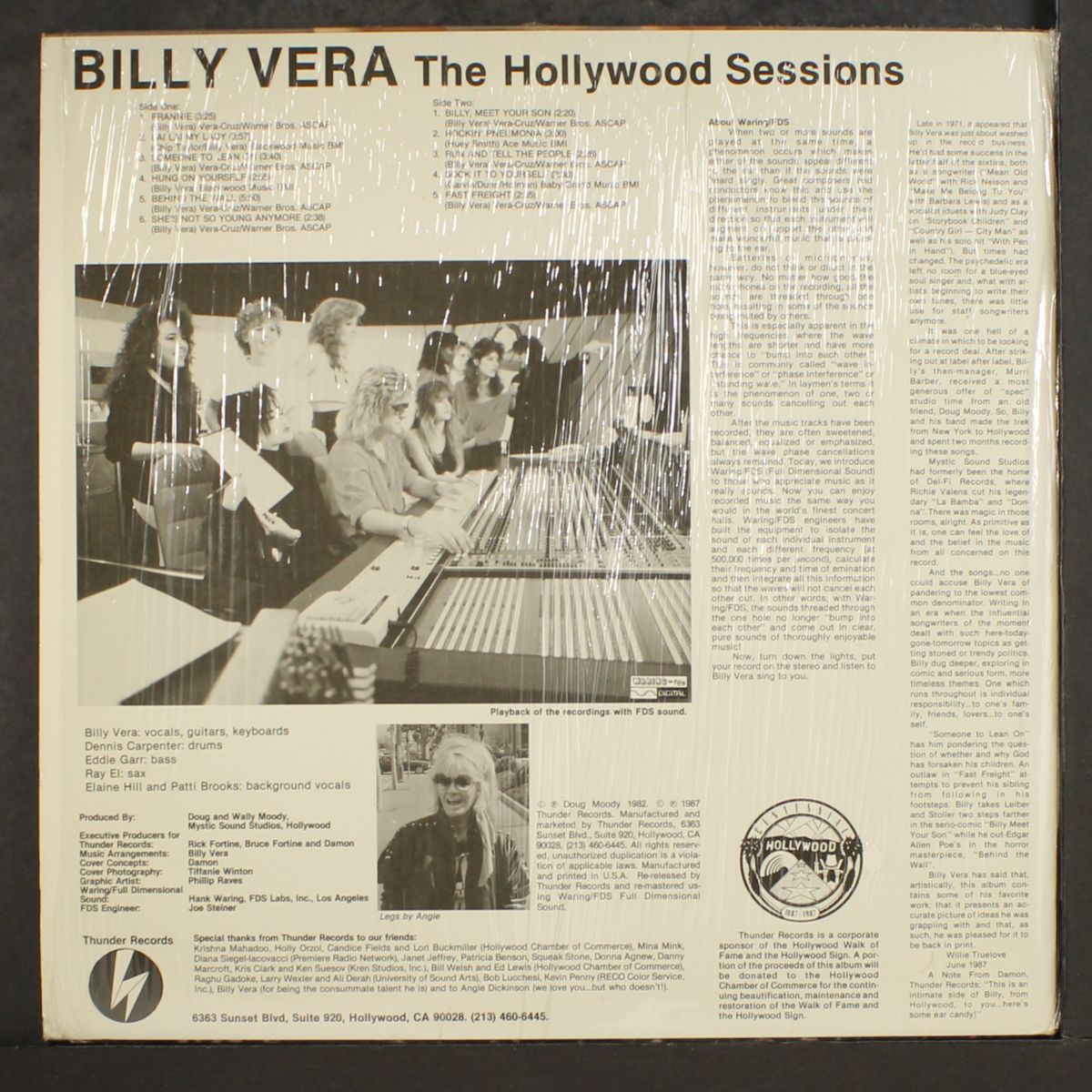 the hollywood sessions by BILLY VERA