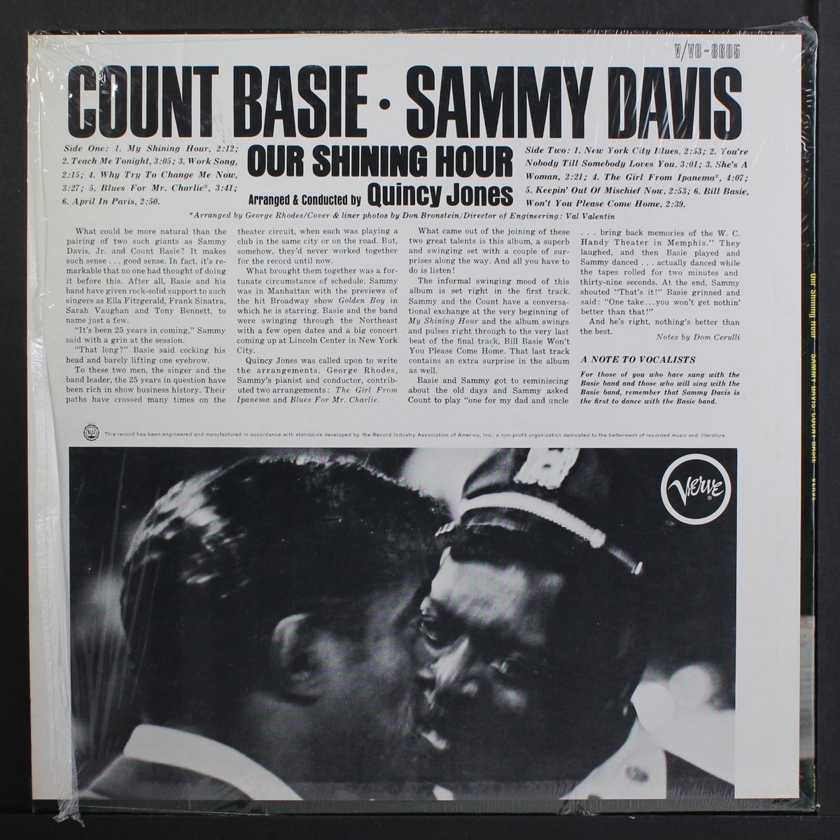 our shining hour by SAMMY DAVIS, JR. & COUNT BASIE