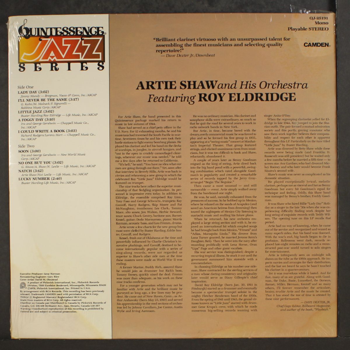 feat. roy eldridge by ARTIE SHAW