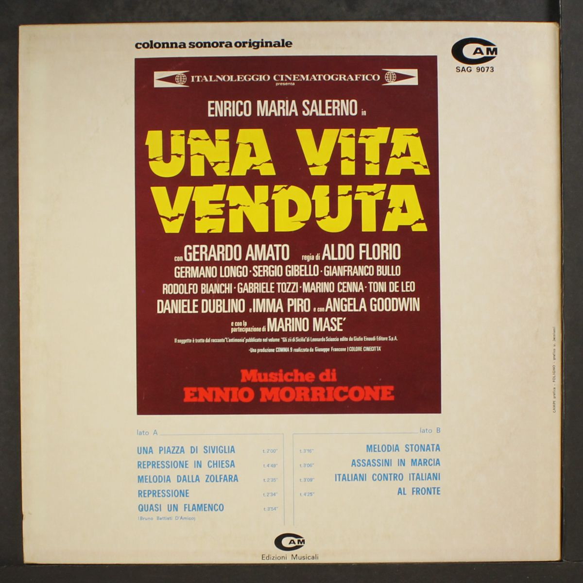 una vita venduta by ENNIO MORRICONE