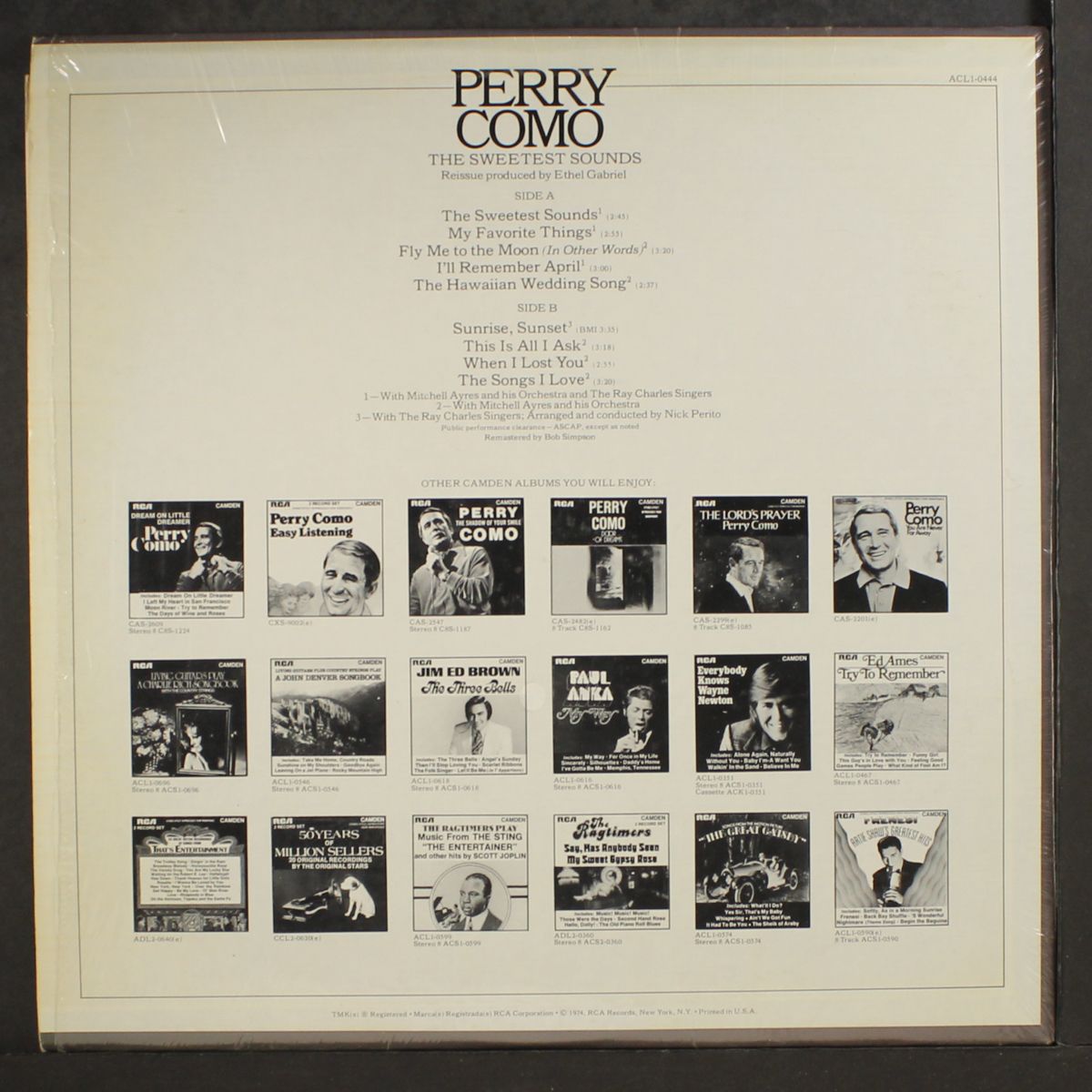 the sweetest sounds by PERRY COMO