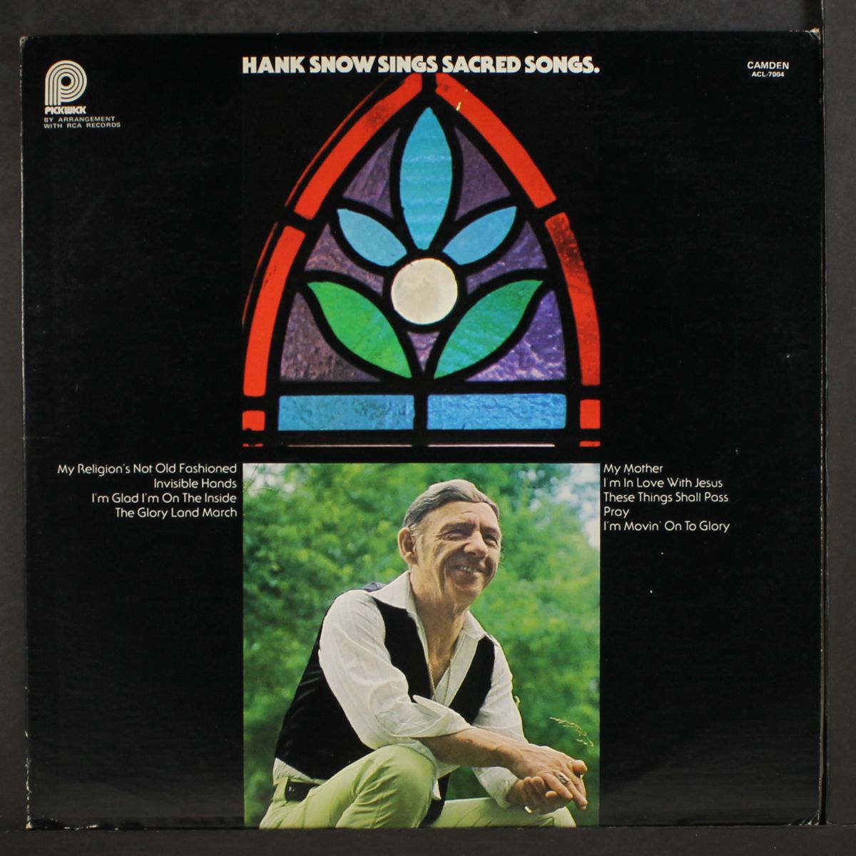 sings sacred songs by HANK SNOW