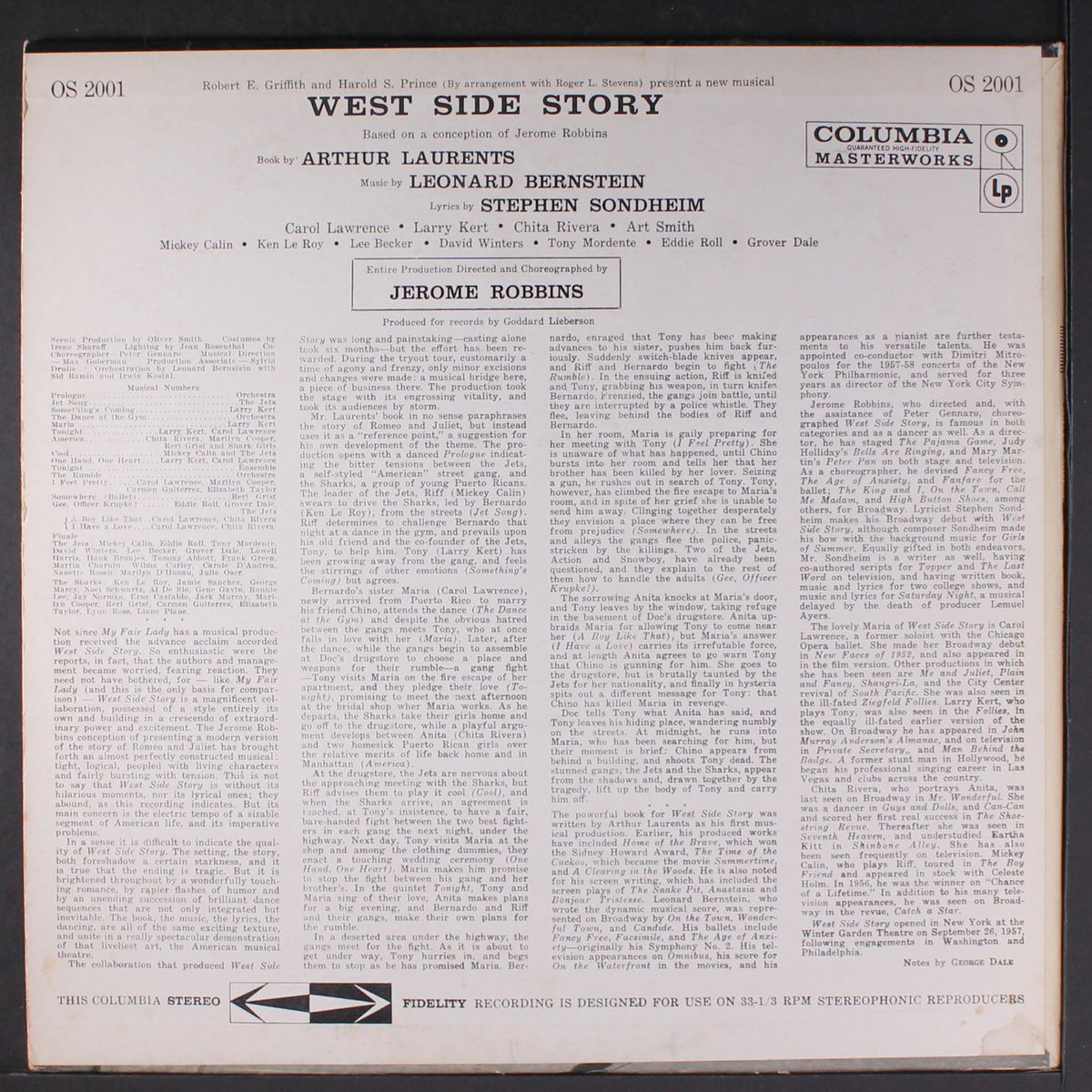 west side story by ORIGINAL CAST