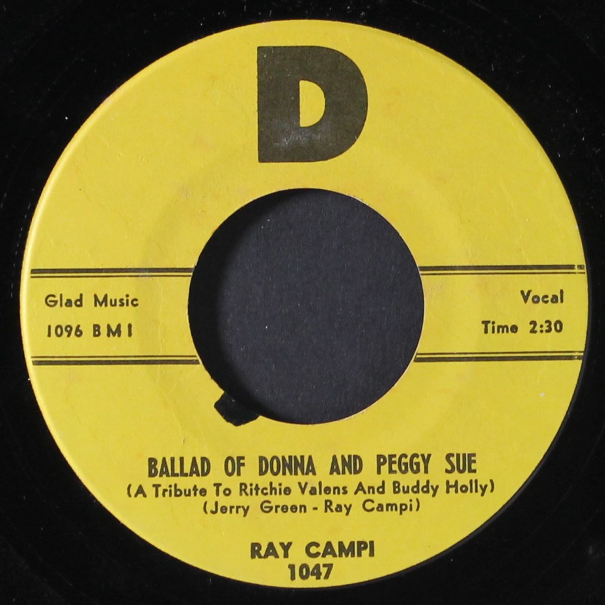 ballad of donna and peggy sue / the man i met by RAY CAMPI
