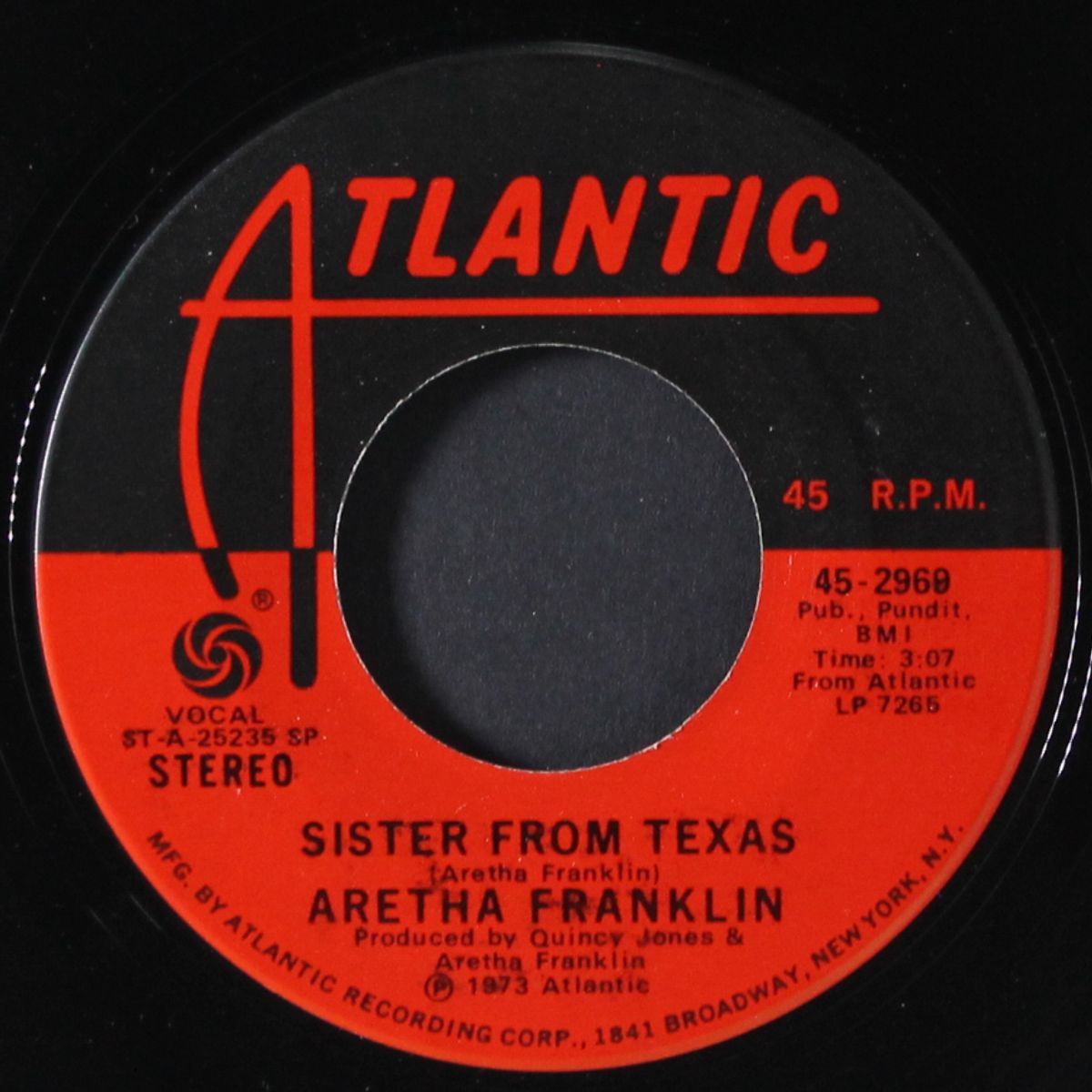 angel / sister from texas by ARETHA FRANKLIN