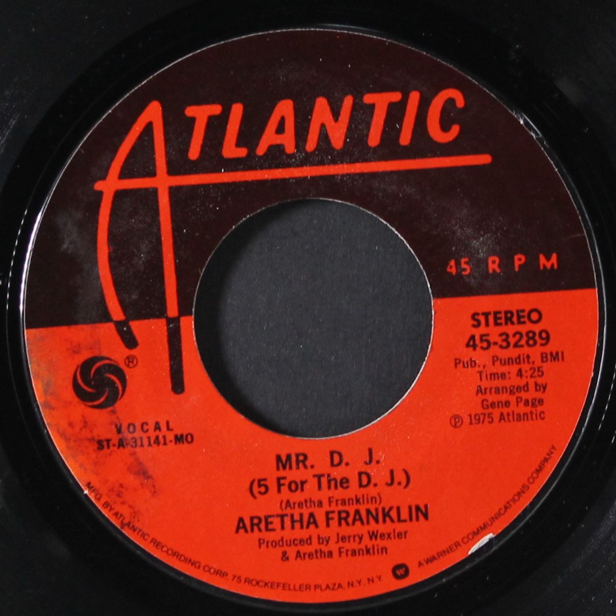 mr. d.j. (5 for the d.j.) by ARETHA FRANKLIN