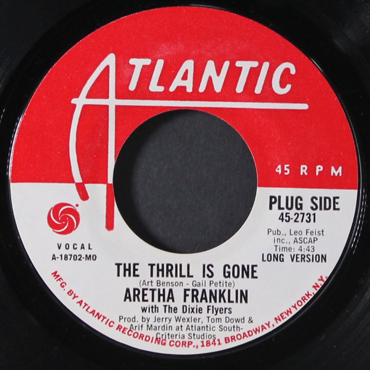 the thrill is gone / short by ARETHA FRANKLIN
