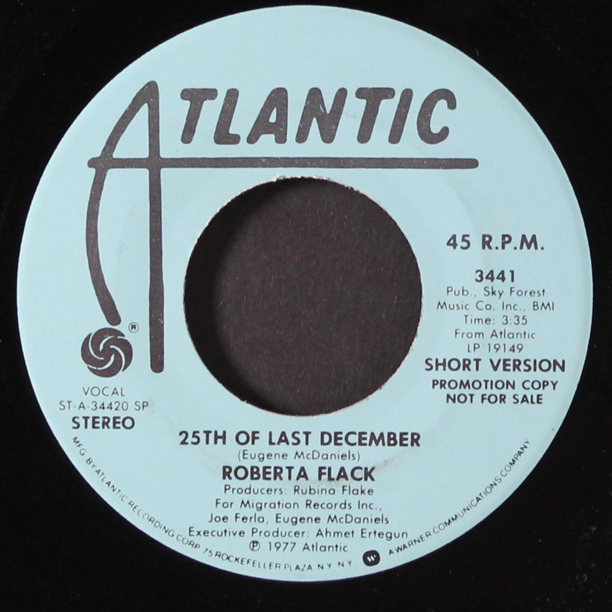 25th of last december / short by ROBERTA FLACK