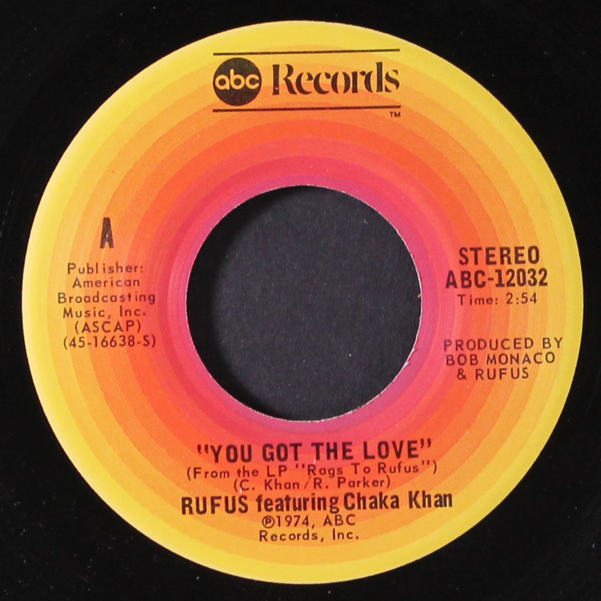 you got the love / rags to rufus by RUFUS & CHAKA KHAN