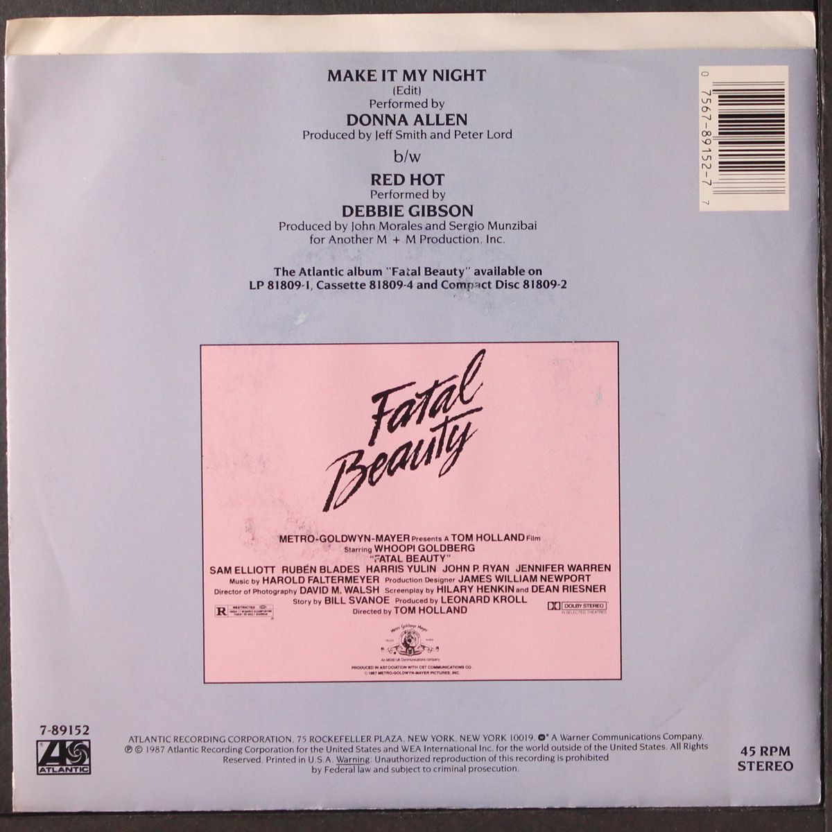 make it my night / same by DONNA ALLEN