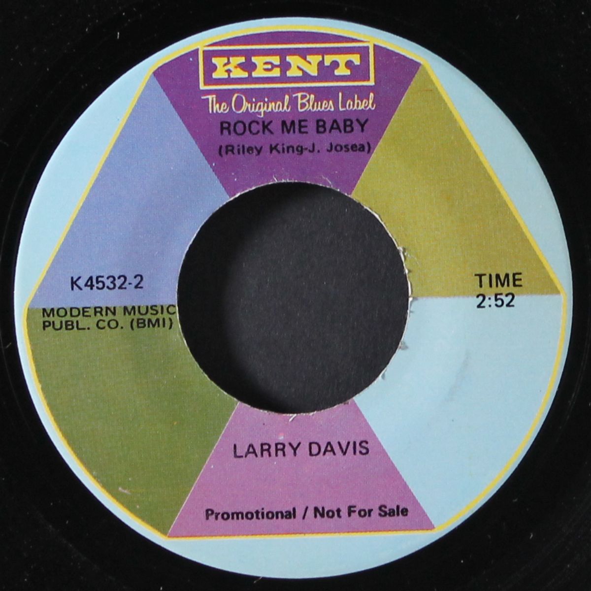 woke up this morning / rock me baby by LARRY DAVIS