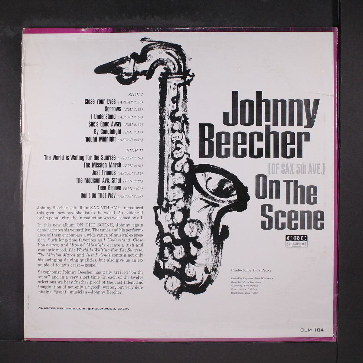 on the scene by JOHNNY BEECHER