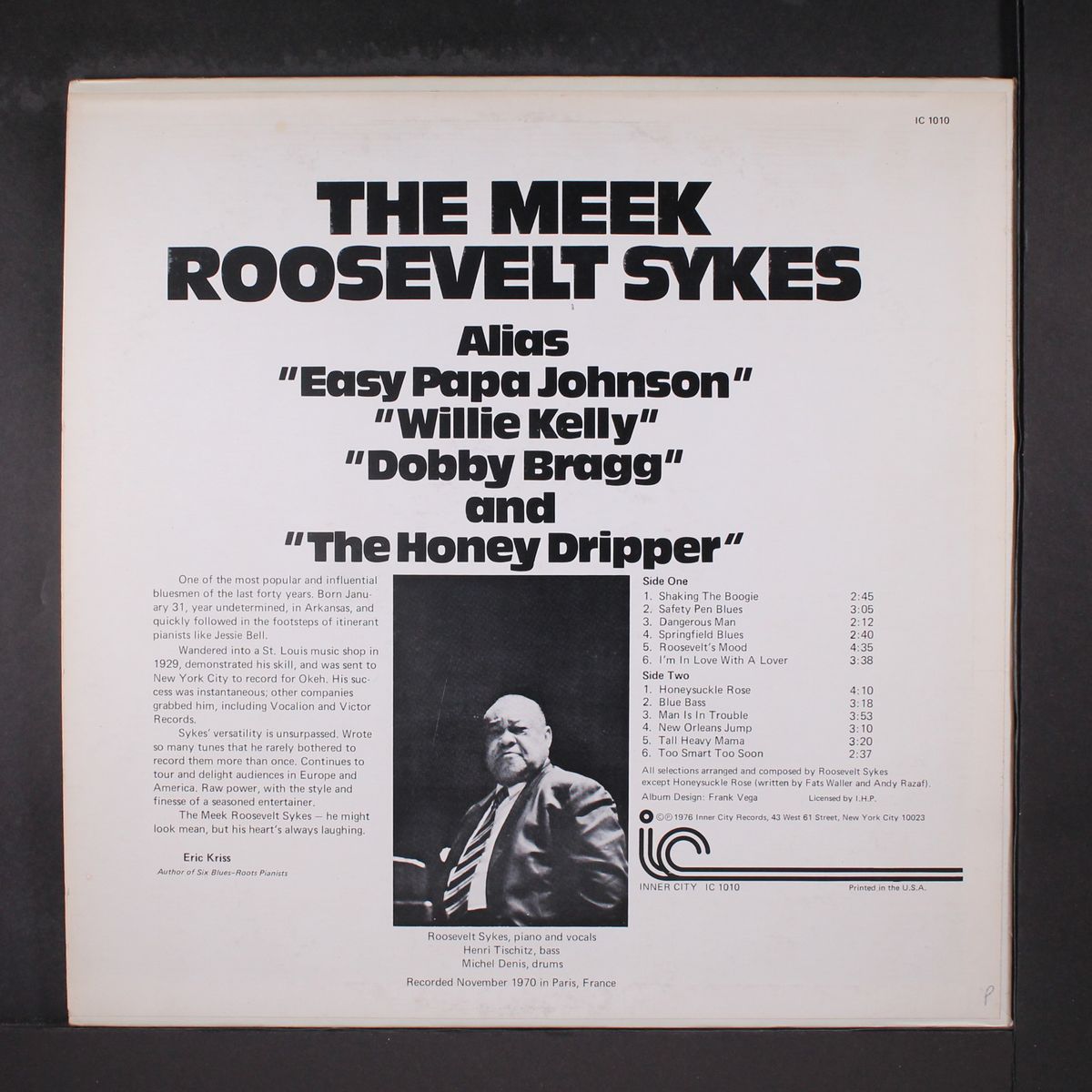 the meek roosevelt sykes by ROOSEVELT SYKES