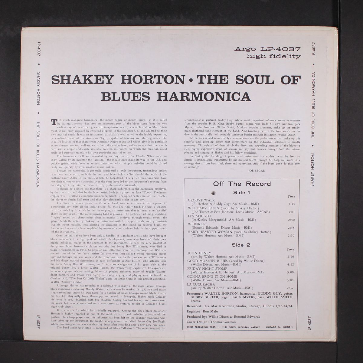 the soul of blues harmonica by SHAKEY HORTON