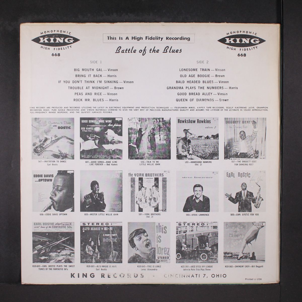 battle of the blues, vol. 4 by EDDIE 'CLEANHEAD' VINSON, ROY BROWN, WYNONIE HARRIS