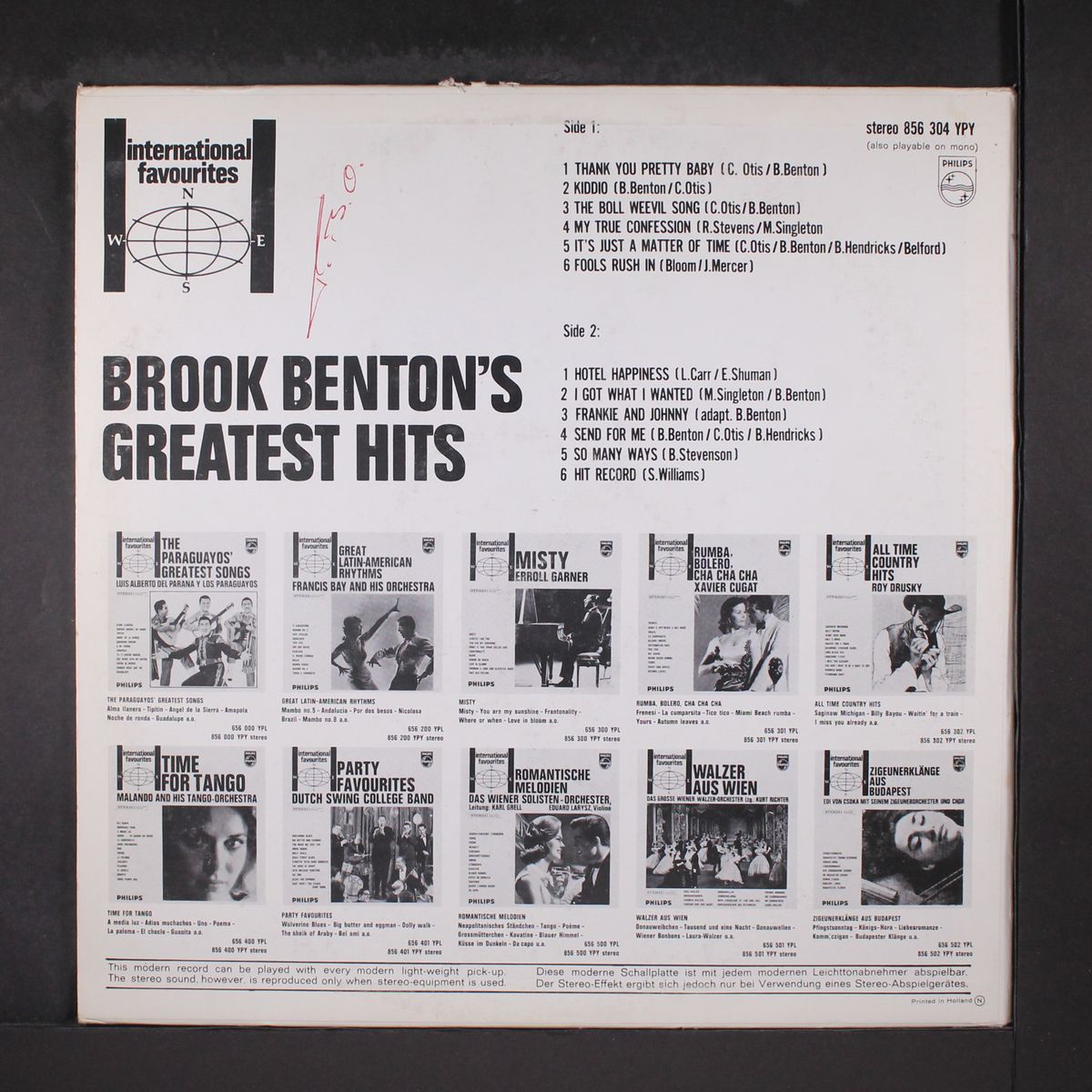 greatest hits by BROOK BENTON