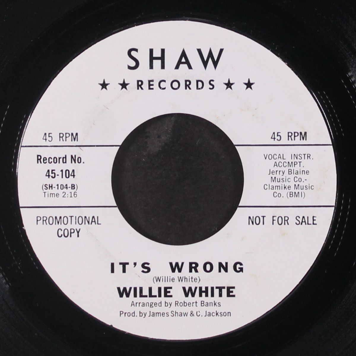 99 beef steaks / it's wrong by WILLIE WHITE