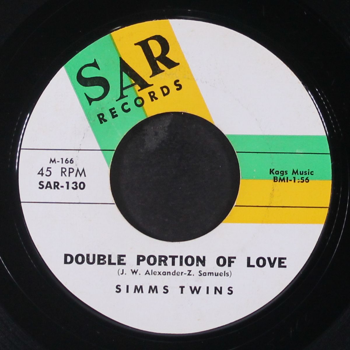 double portion of love / you're pickin' in the right cotton patch by SIMMS TWINS