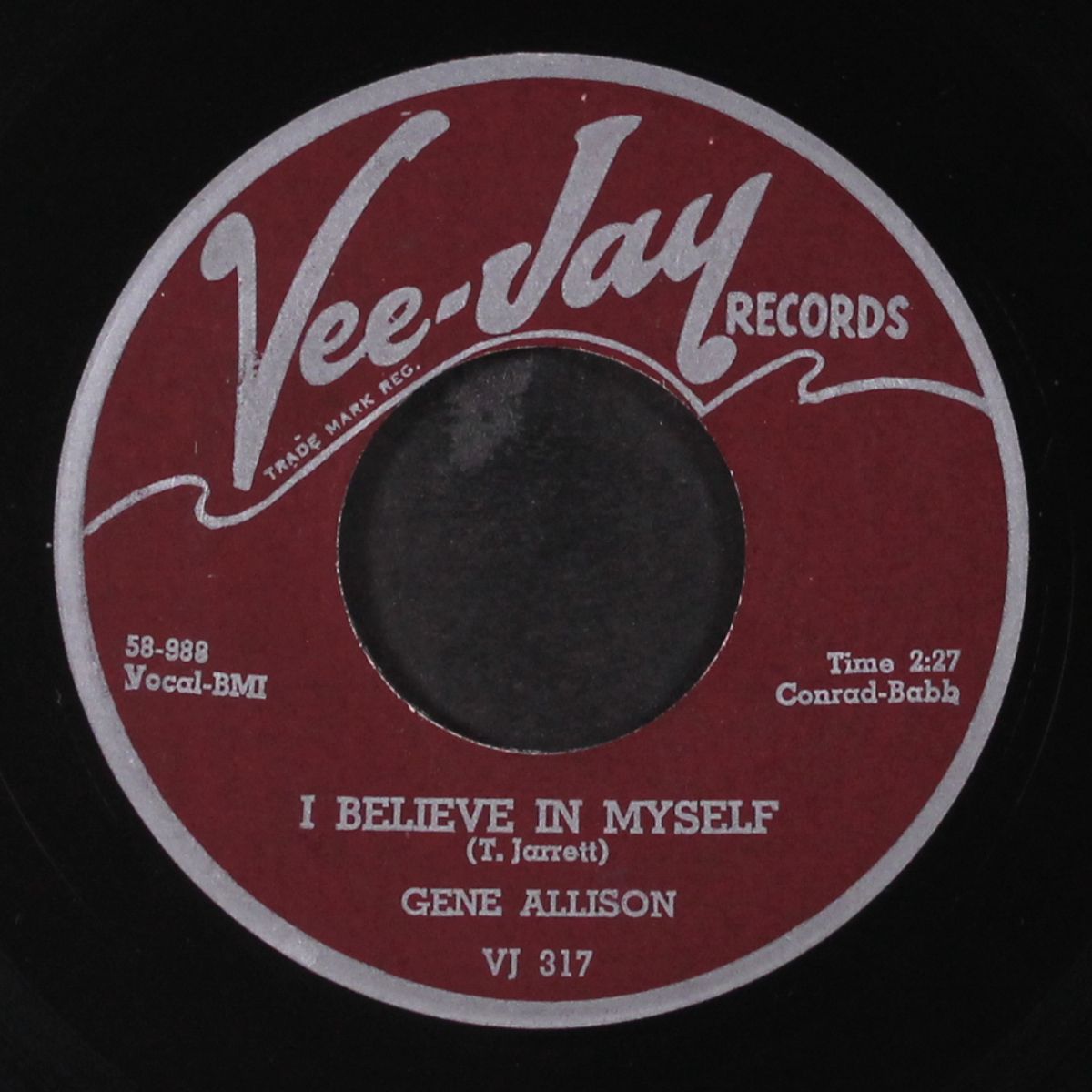 everybody but me / i believe in myself by GENE ALLISON