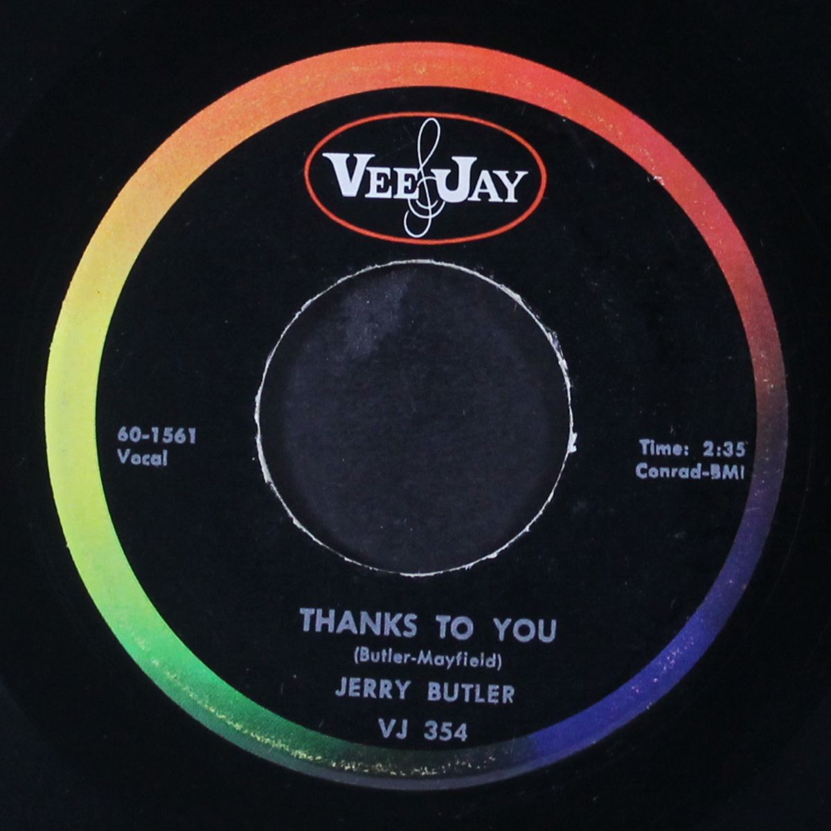 he will break your heart / thanks to you by JERRY BUTLER