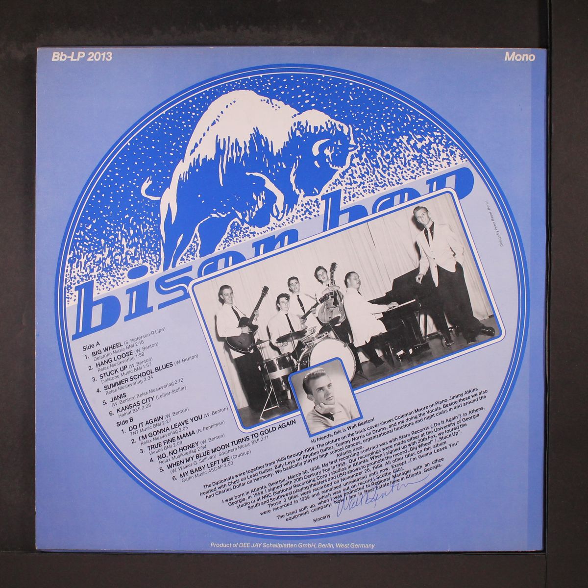 walt benton & diplomats by WALT BENTON & DIPLOMATS