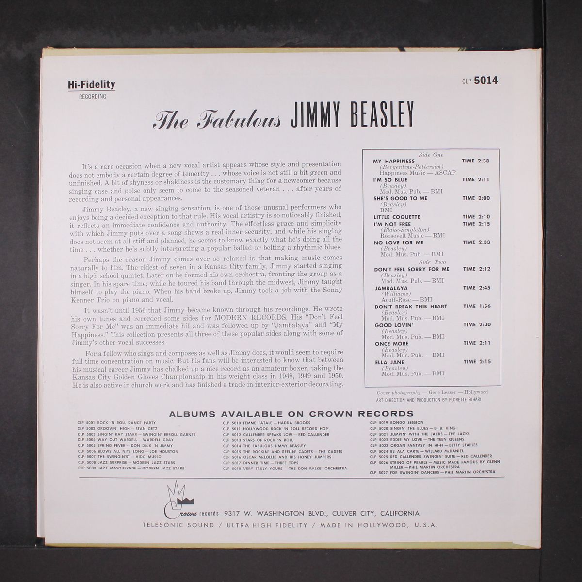 the fabulous by JIMMY BEASLEY