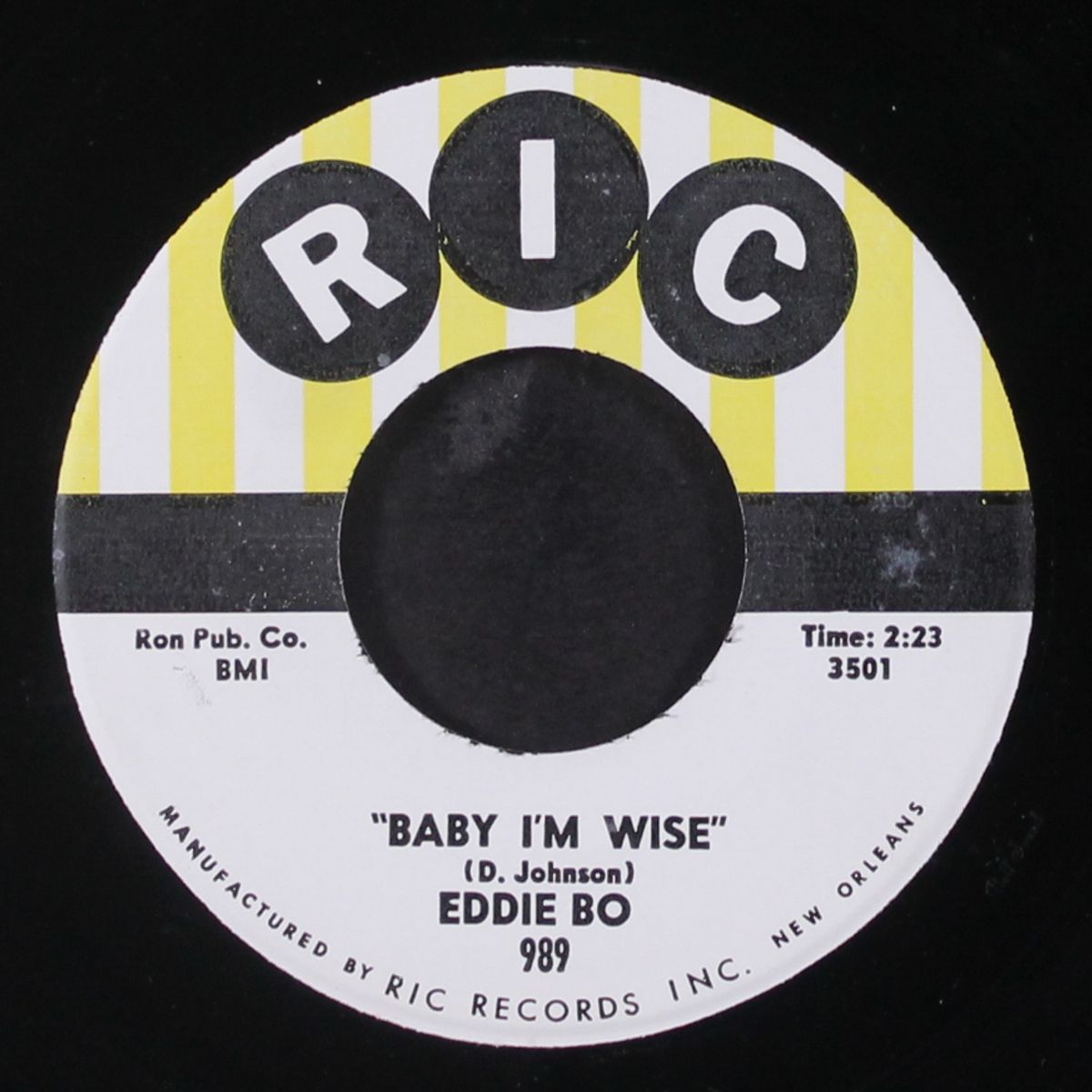 baby i'm wise / roamin-titis by EDDIE BO