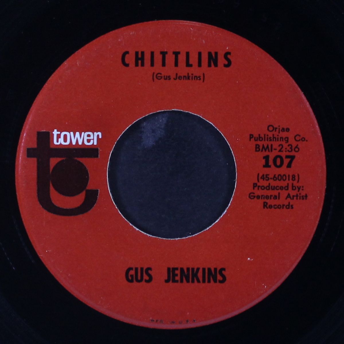 chittlins / you'll be the one by GUS JENKINS