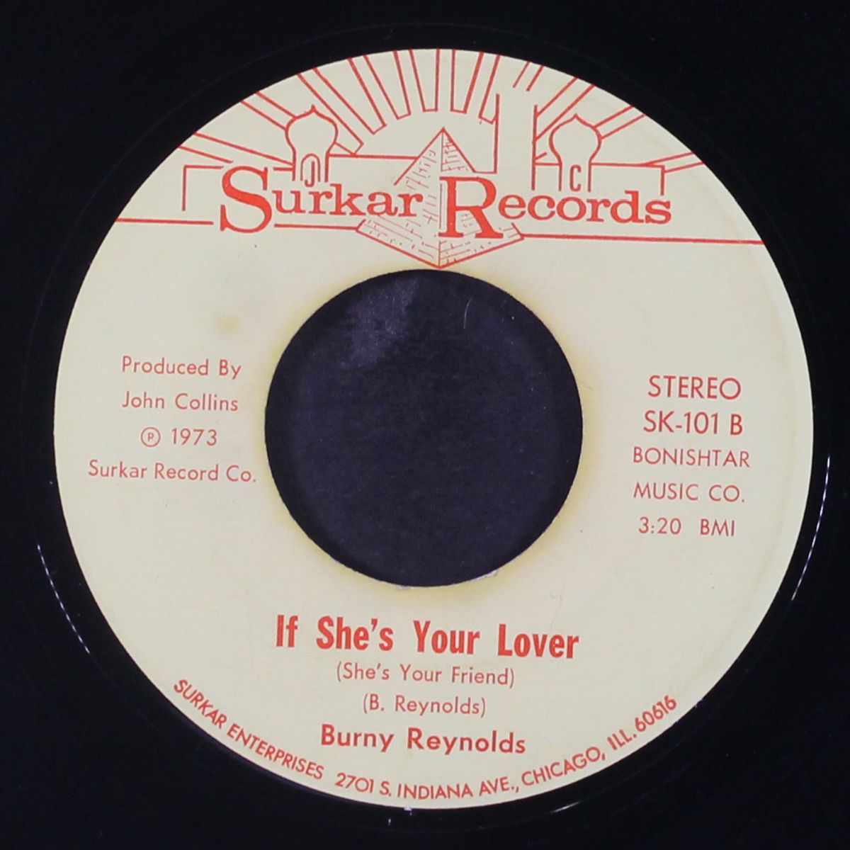 try me / if she's your lover by BURNY REYNOLDS